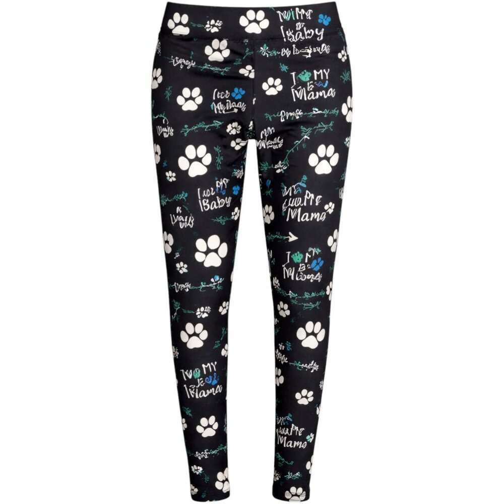 Karmen Anne Fur Mama Paw Print Leggings OS 4–14 - Picture 6 of 6